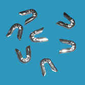 Végzáró-patkó 7 mm széles - STEEL